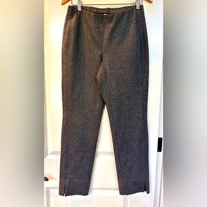 J.Jill Sz S,ponte Gray Slim Leg Pants,Minimalist,Quiet Luxury